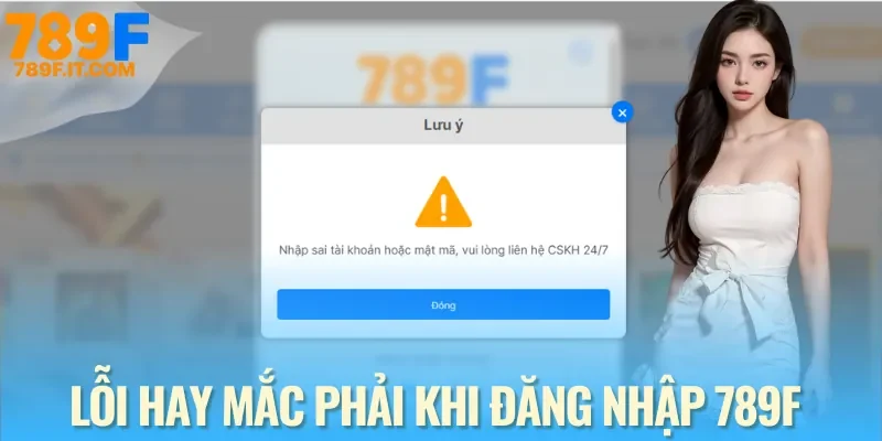 Lỗi thường gặp khi đăng nhập