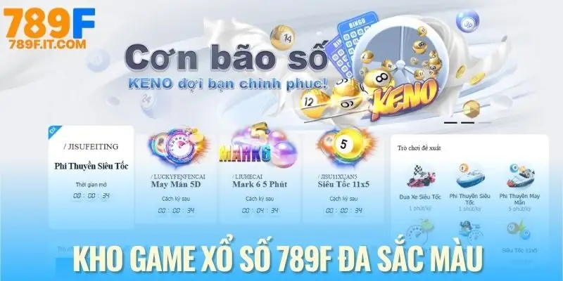 Nhiều không gian giải trí đỉnh cao tại xổ số 789F